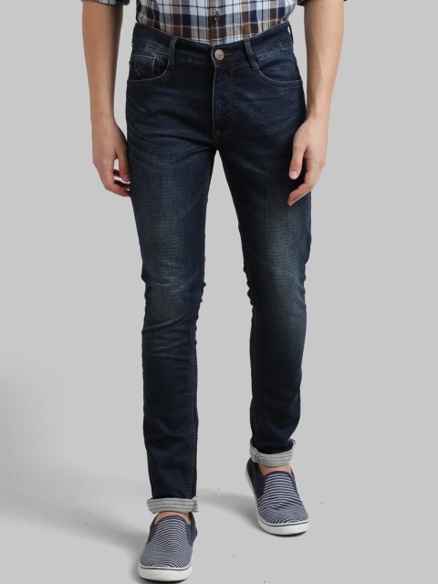 

Parx Men Blue Skinny Fit Mid-Rise Clean Look Jeans