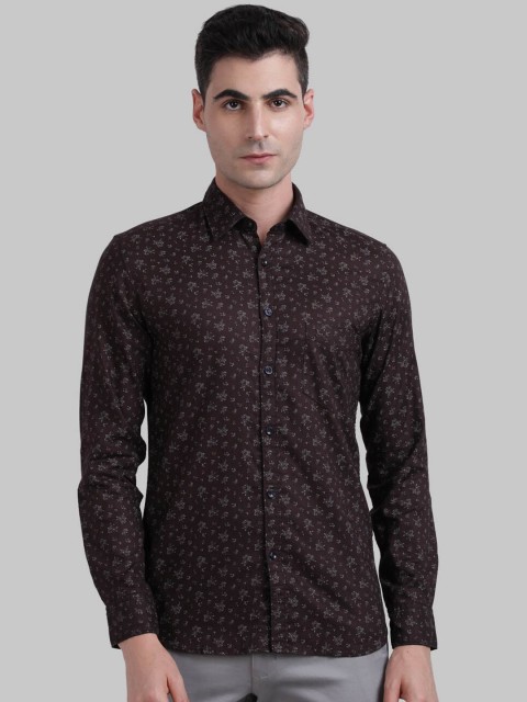 

Parx Men Brown Regular Fit Printed Casual Shirt