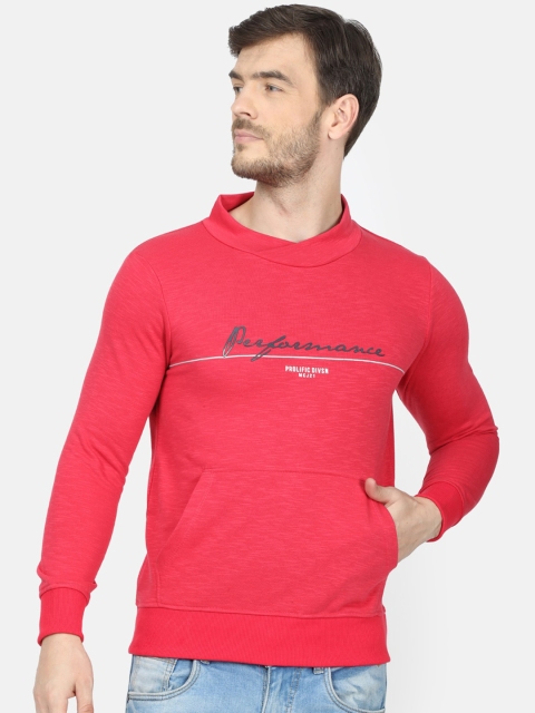 

Monte Carlo Men Pink Printed Sweatshirt