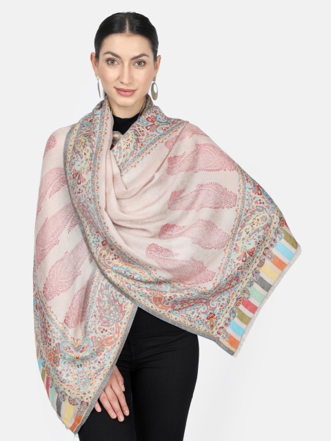 

Monte Carlo Women Pink & Red Ethnic Motifs Printed Stole