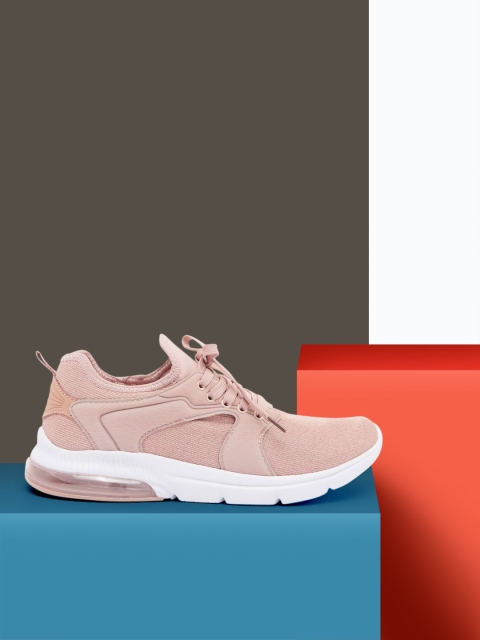 

shoexpress Women Pink Solid Running Shoes