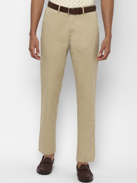 

Allen Solly Men Beige Slim Fit Solid Regular Trousers