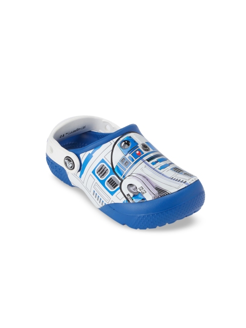 

Crocs Funlab Unisex Blue White Printed Clogs