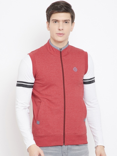 

Adobe Men Red Solid Sweatshirt