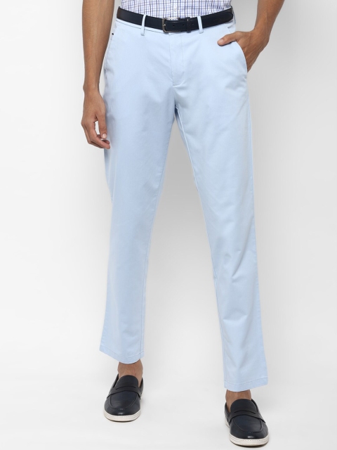 

Allen Solly Men Blue Slim Fit Solid Regular Trousers