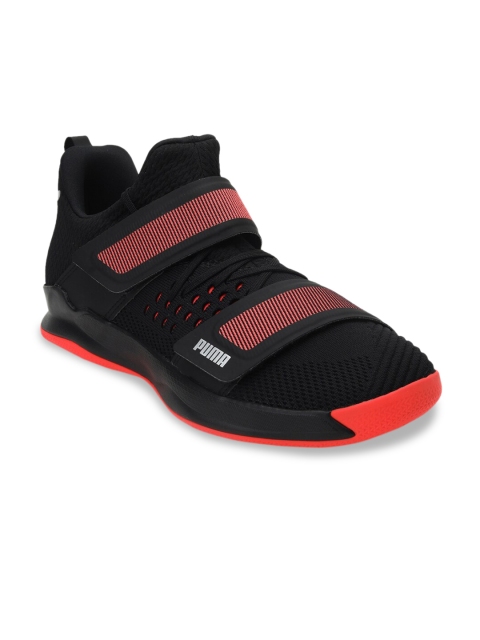 

Puma Unisex Black & Red Textile Rise XT NETFIT 1 Baseball Shoes