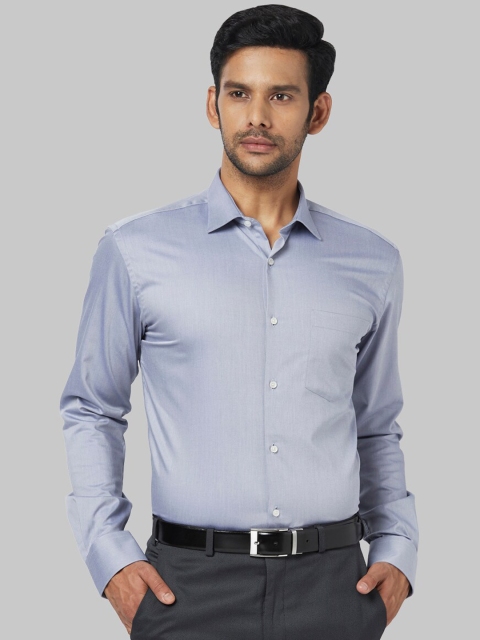 

Park Avenue Men Blue Regular Fit Solid Formal Shirt