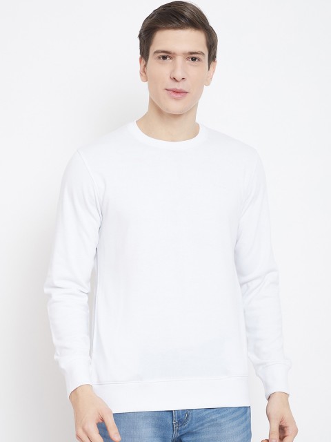 

Adobe Men White Solid Sweatshirt