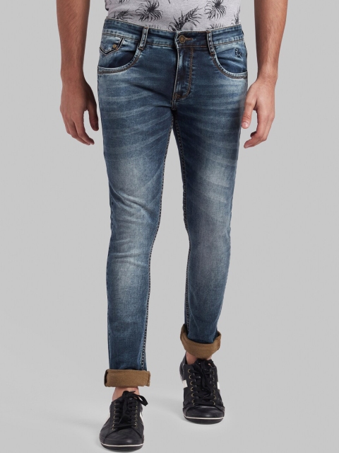 

Parx Men Blue Skinny Fit Mid-Rise Clean Look Jeans
