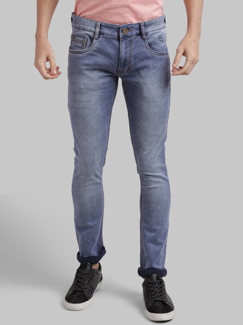 

Parx Men Blue Skinny Fit Mid-Rise Clean Look Jeans