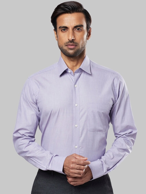 

Raymond Men Lavender Regular Fit Solid Casual Shirt
