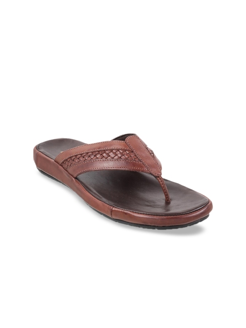 

Metro Men Tan Brown Leather Comfort Sandals
