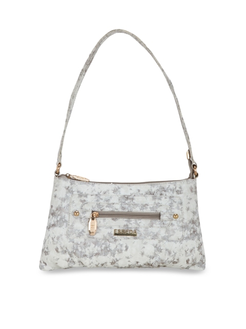 

ESBEDA White Printed Handheld Bag