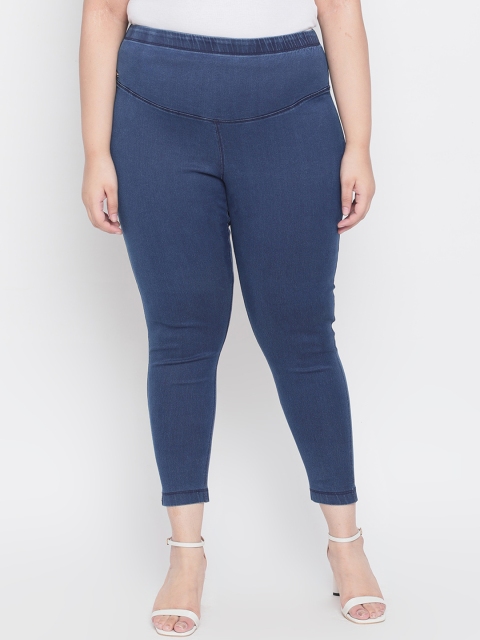 

Amydus Women Navy Blue Regular Fit High-Rise Clean Look Jeans