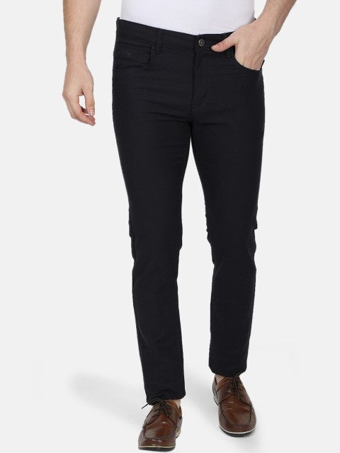

Monte Carlo Men Black Skinny Fit Mid-Rise Clean Look Jeans