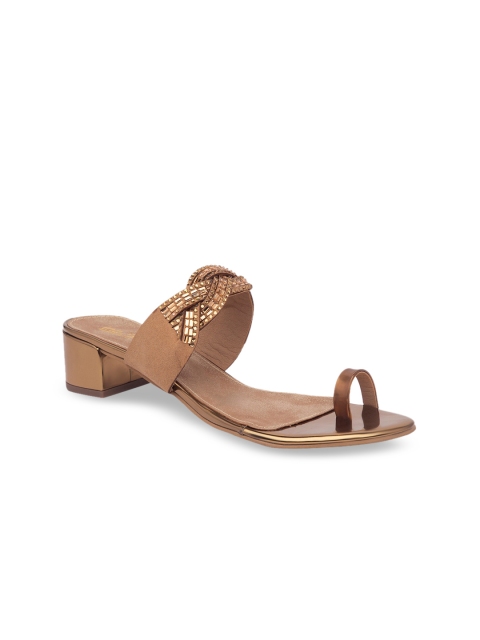 

Inc 5 Women Gold-Toned Embellished Heels