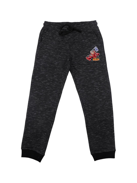 

Chhota Bheem Kids Black Solid Joggers