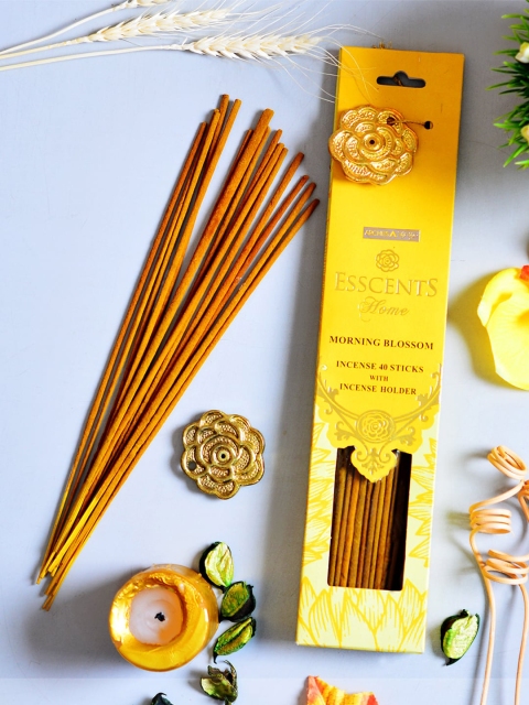 

Archies Pack of 41 Natural Fragrance Incense Sticks With Greeting Card, Yellow