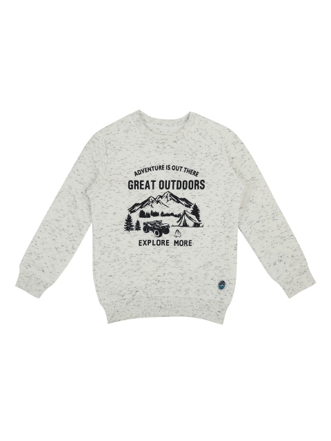 

Pantaloons Junior Boys Grey Printed Sweatshirt