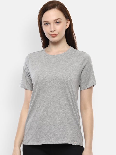 

Van Heusen Woman Women Grey Solid Top