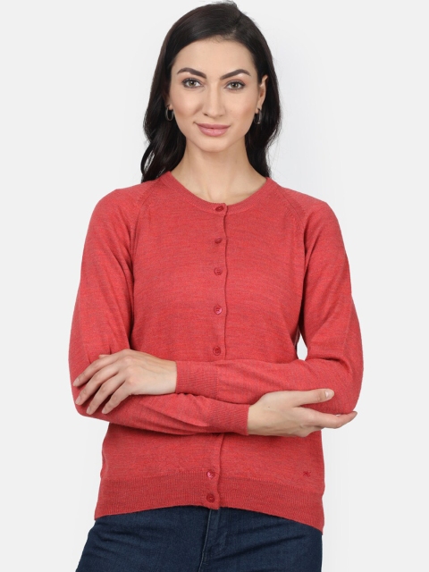 

Monte Carlo Women Red Solid Sweater