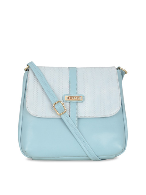 

ESBEDA Blue Colourblocked Sling Bag