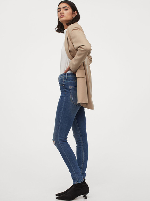 

H&M Women Blue Curvy High Waist Jeggings