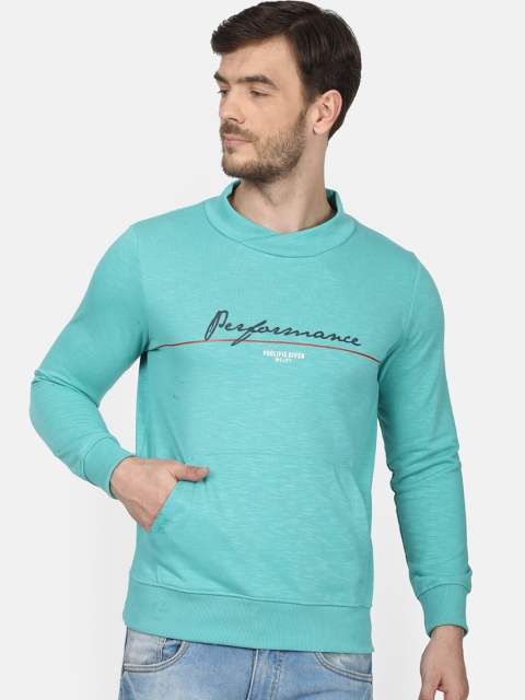 

Monte Carlo Men Blue Printed Sweatshirt