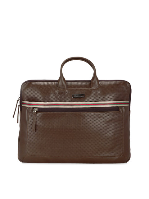 

ESBEDA Unisex Coffee Brown Solid Laptop Bag