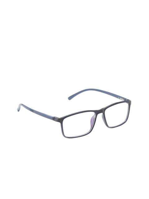 

VAST Unisex Black Solid Full Rim Antiglare Zero Power Rectangle Frame