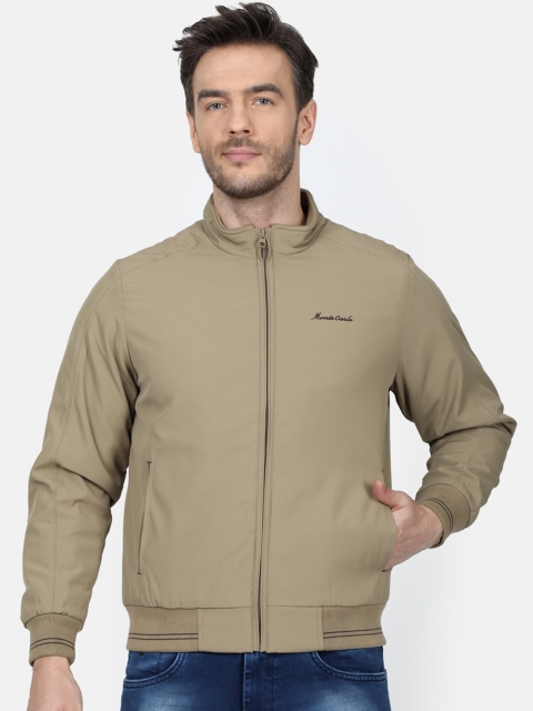 

Monte Carlo Men Brown Solid Bomber Jacket