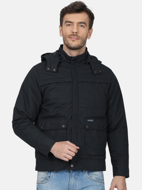 

Monte Carlo Men Black Solid Padded Jacket