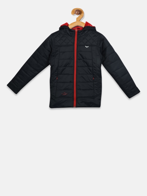 

Monte Carlo Boys Navy Blue Solid Quilted Jacket