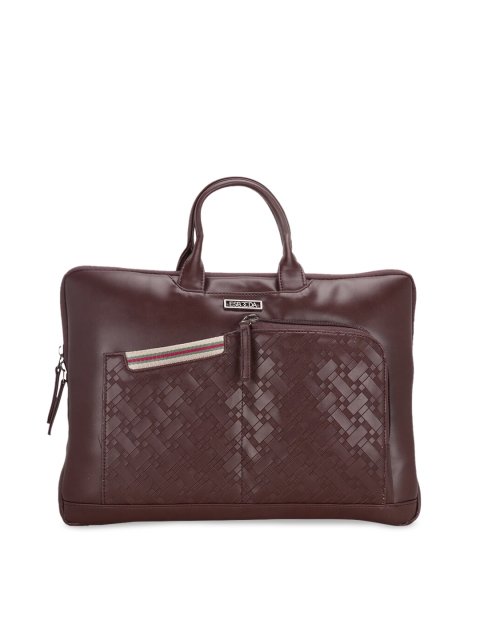 

ESBEDA Unisex Brown Solid Laptop 15Inch Bag