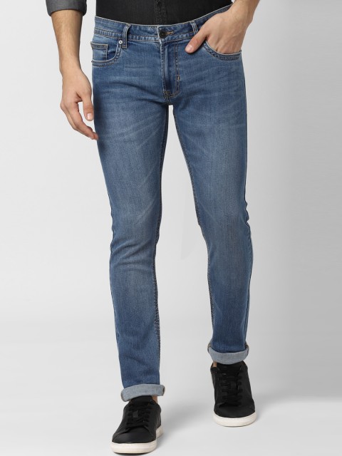 

Peter England Casuals Men Blue Regular Fit Mid-Rise Clean Look Jeans