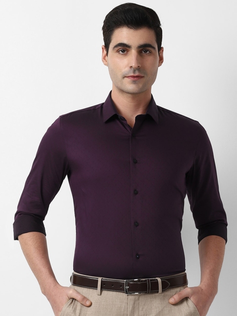 

Louis Philippe Sport Men Purple Slim Fit Printed Casual Shirt
