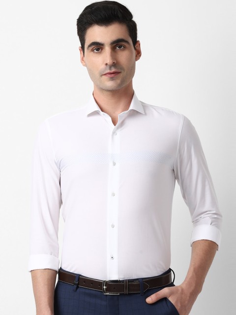 

Louis Philippe Sport Men White Slim Fit Solid Casual Shirt