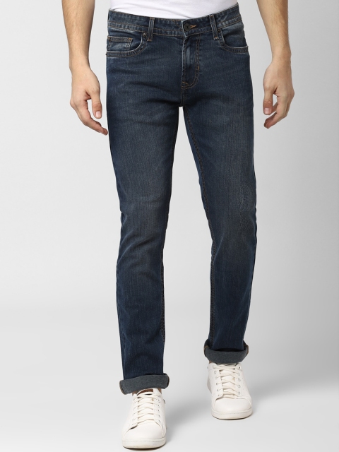 

Peter England Casuals Men Navy Blue Regular Fit Mid-Rise Clean Look Jeans