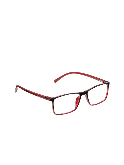 

VAST Red Solid Full Rim Rectangle Frames 7719_SHADED_RED_ARC_CLEAR