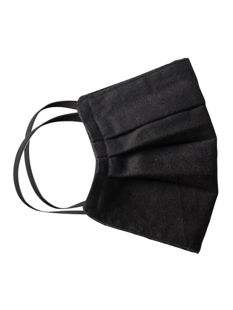 

Bellofox Unisex Black Solid 3-Ply Reusable Fabric Face Mask