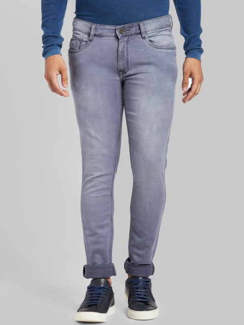 

Parx Men Grey Skinny Fit Low-Rise Clean Look Jeans