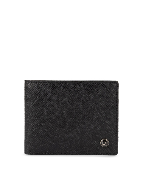 

Da Milano Men Black Leather Two Fold Wallet