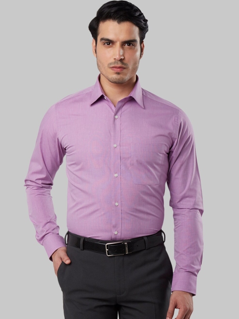 

Raymond Men Purple Slim Fit Solid Formal Shirt