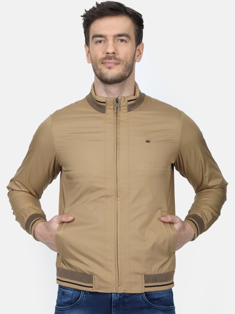 

Monte Carlo Men Beige Solid Bomber Jacket