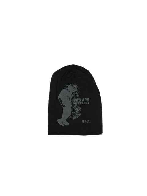 

iSWEVEN Unisex Black & Grey Printed Beanie