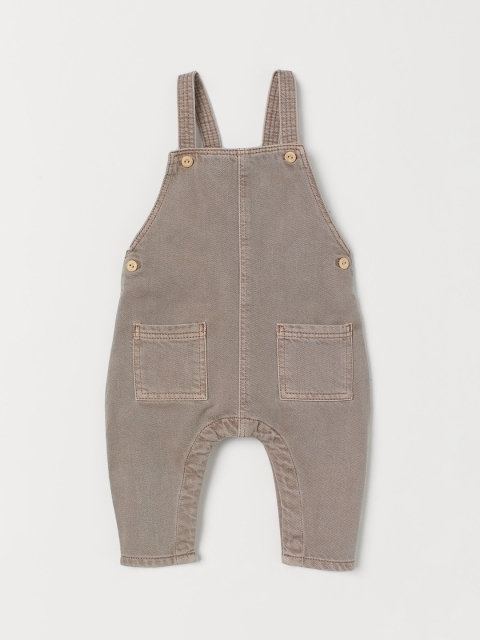 

H&M Kids Beige Lyocell-Blend Sustainable Dungarees