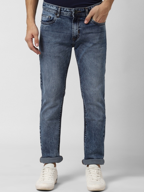 

Peter England Casuals Men Blue Tapered Fit Mid-Rise Clean Look Jeans
