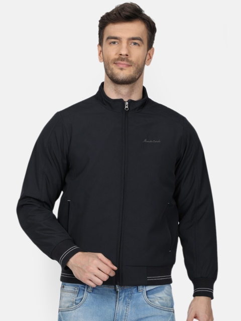 

Monte Carlo Men Black Solid Padded Jacket