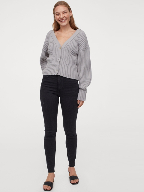 

H&M Women Black Shaping High Jeans