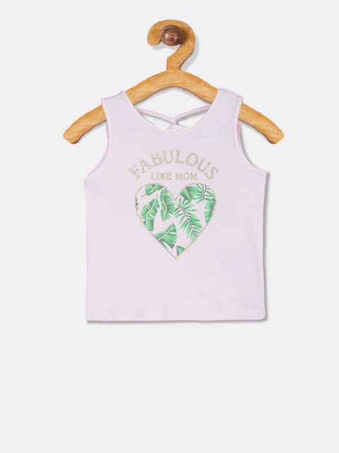 

The Childrens Place Girls Pink Printed Top